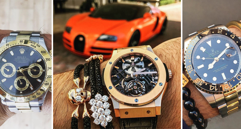 7 Amazing Jewelry Watch Sets Worn by Men