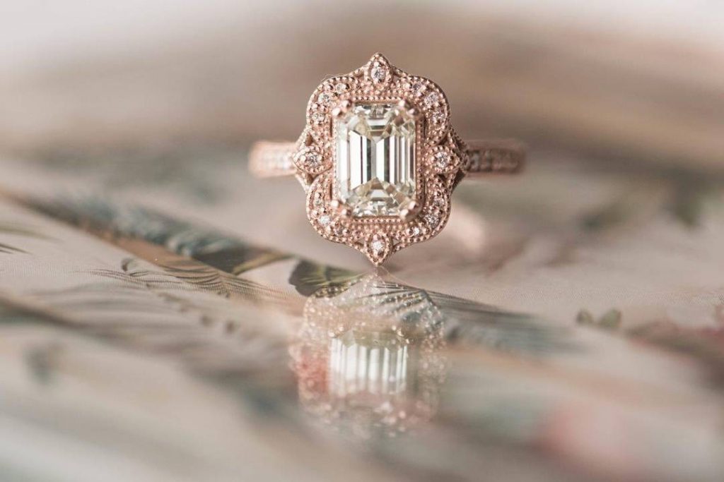 10 Stylish Gold Rose Wedding Ring Instagrams