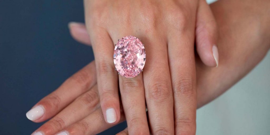 Check out the spectacular Pink Legacy Diamond worth more than your Home